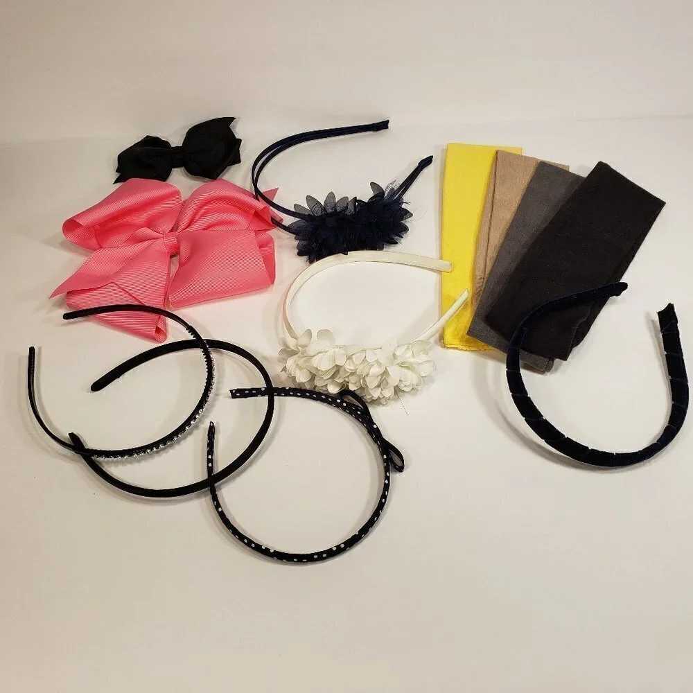 Lot of Girls Headbands and Bows